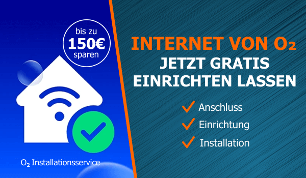 Der o two Installationsservice ist jetzt kostenlos - Anschluss, Installation und Einrichtung