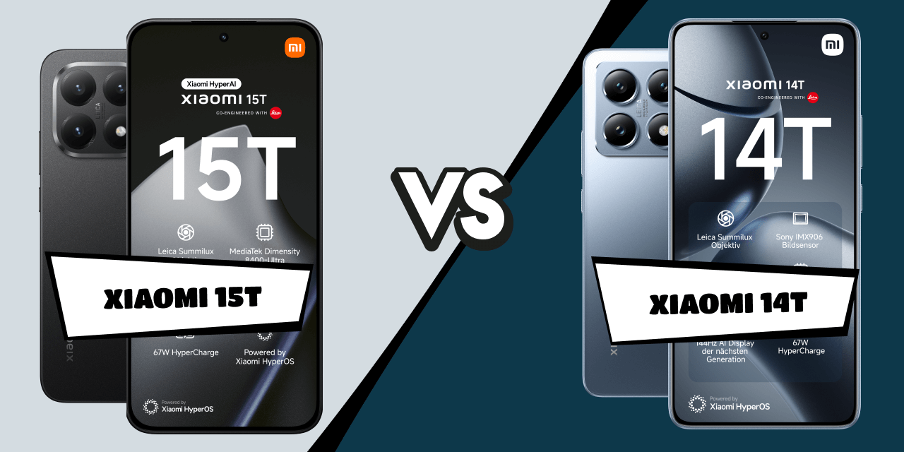 Vergleich Xiaomi 15T vs. Xiaomi 14T