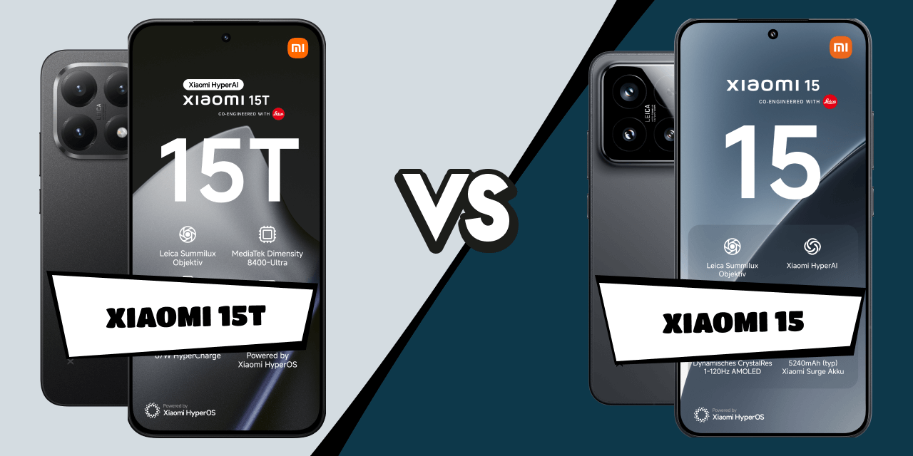 Vergleich Xiaomi 15T vs. Xiaomi 15