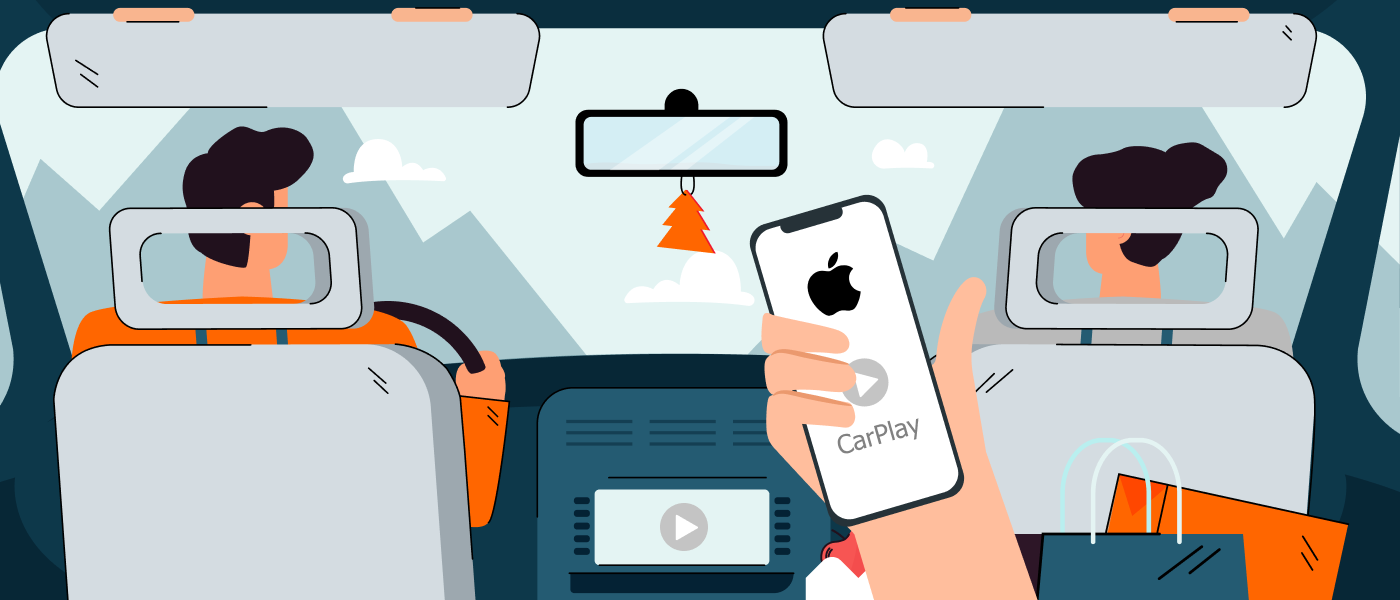 Wie kann man das Telefon aufs Auto spiegeln (iOS & Android)
